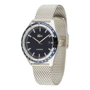 Analogové hodinky 'Everett' Lacoste námořnická modř / tmavě modrá / stříbrná