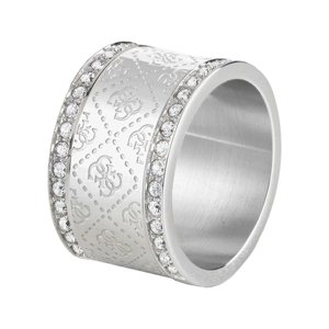 Guess Módní prsten s krystaly JUBR01168JWRH 56 mm