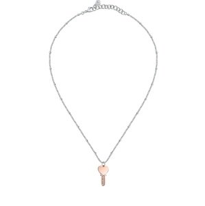 Morellato Hravý bicolor náhrdelník Klíč Mascotte SAVL07